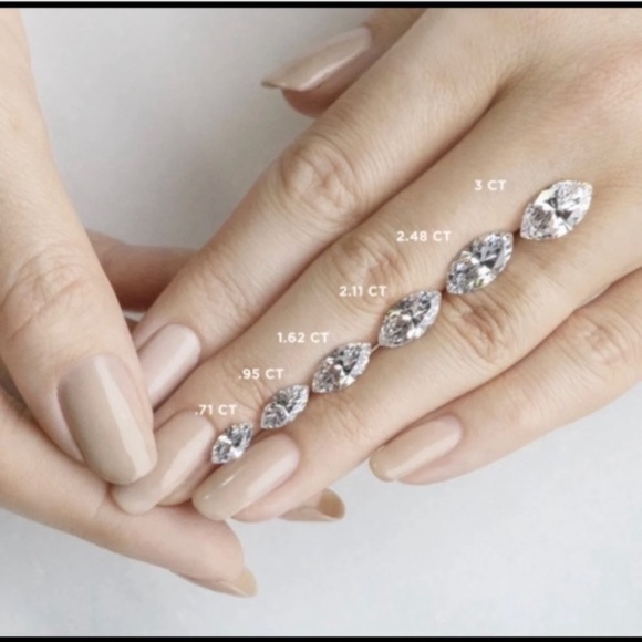 Blue Tear Drop Sapphire Crystal Silver Earrings - Picture 10 of 16